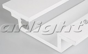 Декоративный профиль - прямоугольная ниша с боковой линией света