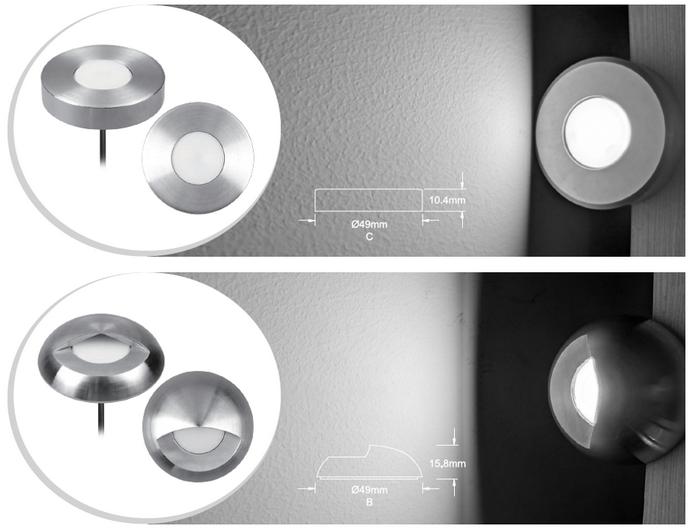 DECK – миниатюрные светильники для пола и стен