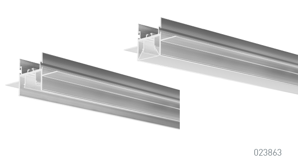 Профиль для светодиодного освещения в натяжных потолках – серия FOLED