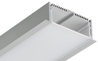 Arlight S-LUX LINIA – прямоугольные профили с фланцем, созданные исключительно для врезания в плоскость потолка, стены или другие элементы интерьера