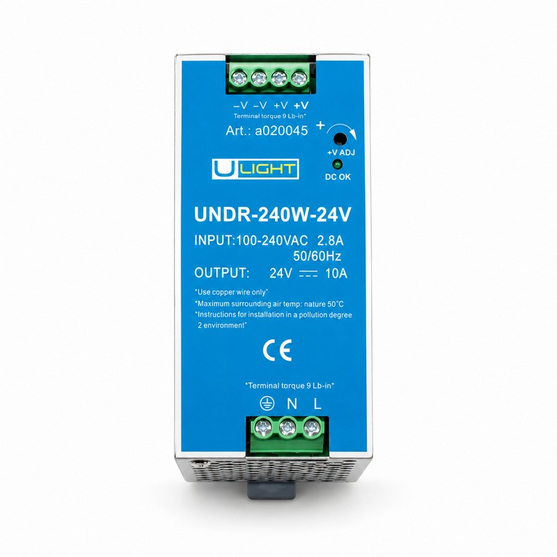 Upower UNDR-240W-24V Блок питания 24В на DIN рейку