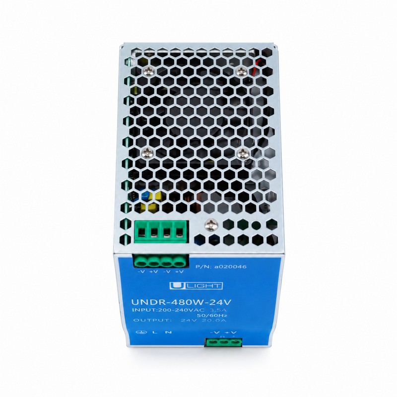 Upower UNDR-480W-24V Блок питания 24В на DIN рейку