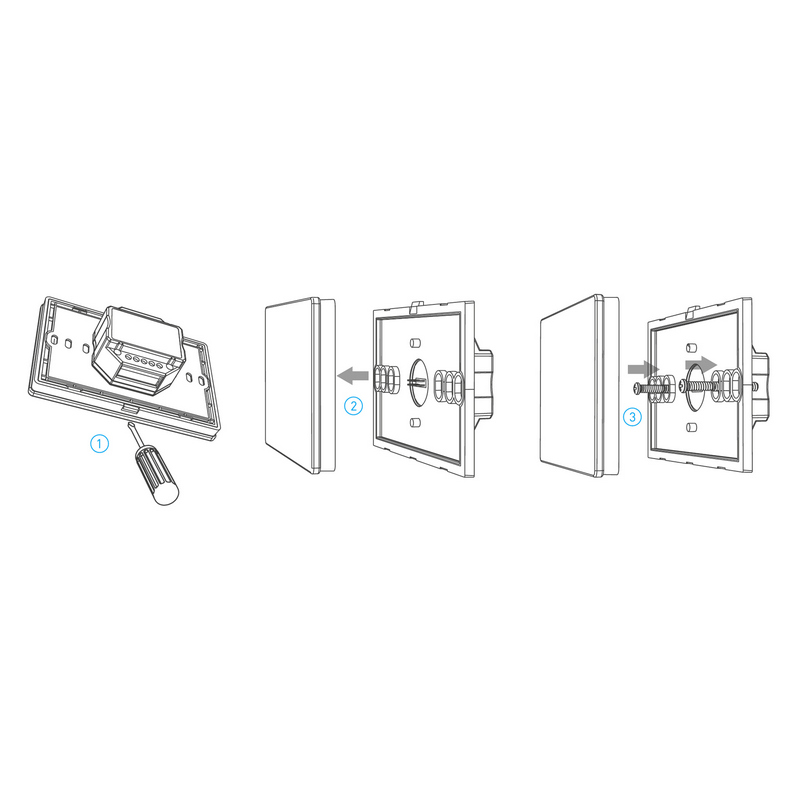 Usmart Panel UT11(IT) (White) DIM Встраиваемая сенсорная радио панель 2.4 ГГц