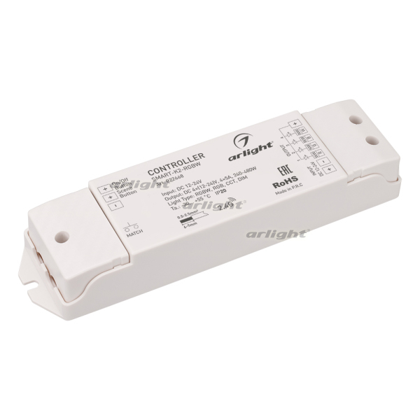 Контроллер SMART-K2-RGBW (12-24V, 4x5A, 2.4G) (Arlight, IP20 Пластик, 5 лет)