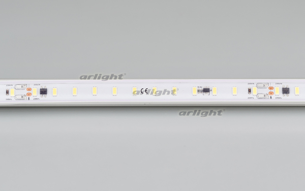 Лента ARL-50000PC-220V White6000 (3056, 72 LED/m, IP65) (Arlight, 14 Вт/м, IP65)