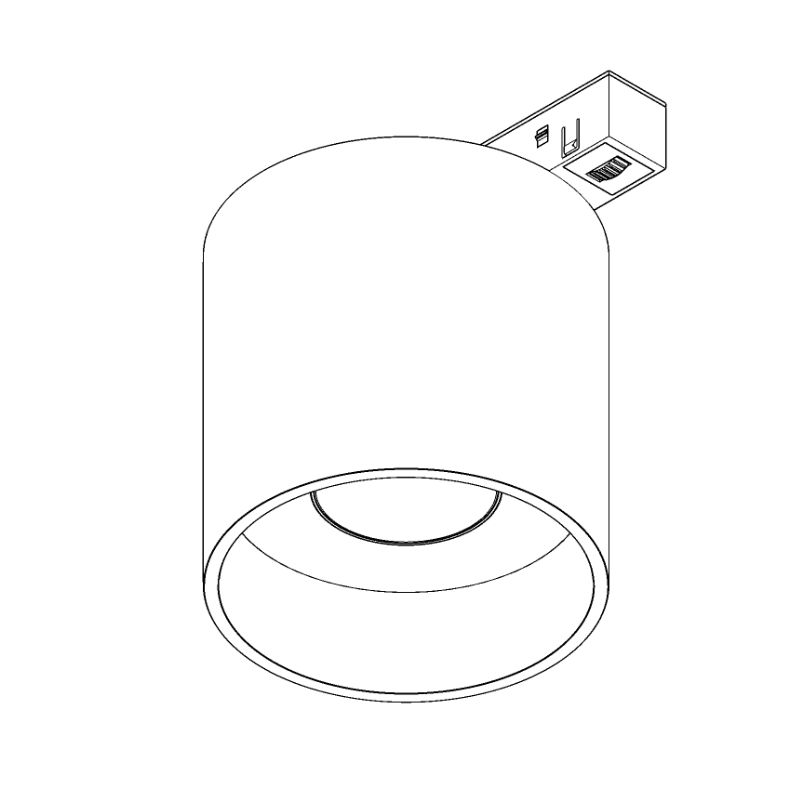 DALI c��������� �������� ULIGHT Short ROLL80 intrack spot 12W 3000K white