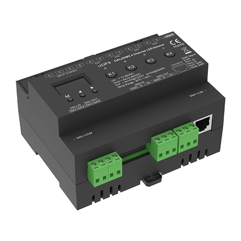 Usmart UDP4 - DALI / DMX ������������� 4-��������� ������������ ������ DIM, CCT, RGB, RGBW