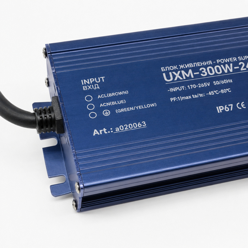Upower UXM-300W-24V - Герметичный блок питания IP67 24В 300Вт
