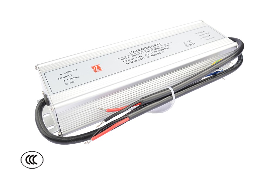 Upower UCV-400W-WBG-PH-24V - Мощный герметичный блок питания IP67 24V 400W