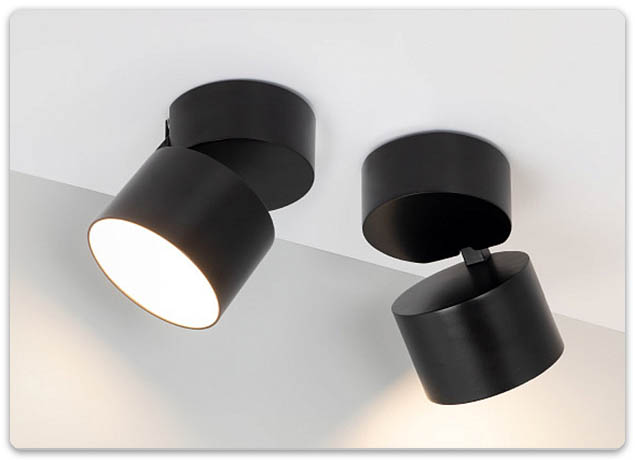 Поворотные накладные светильники RONDO-FLAP – яркий поворот