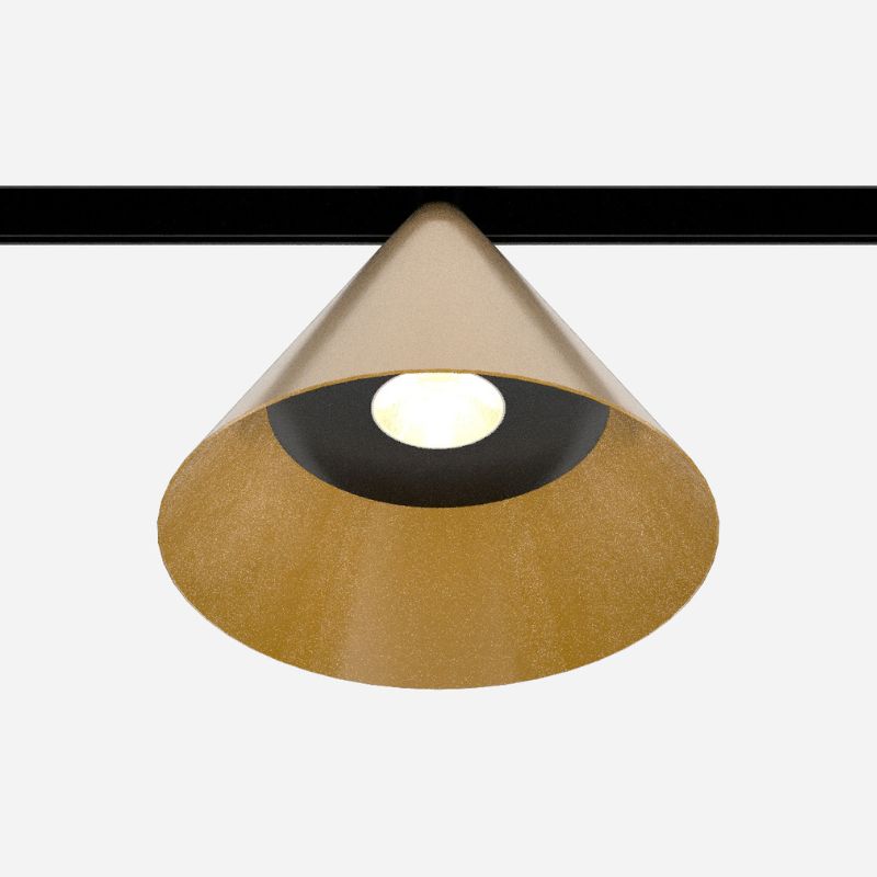 DALI cветильник трековый ULIGHT Bell 150 intrack 12W 3000К gold