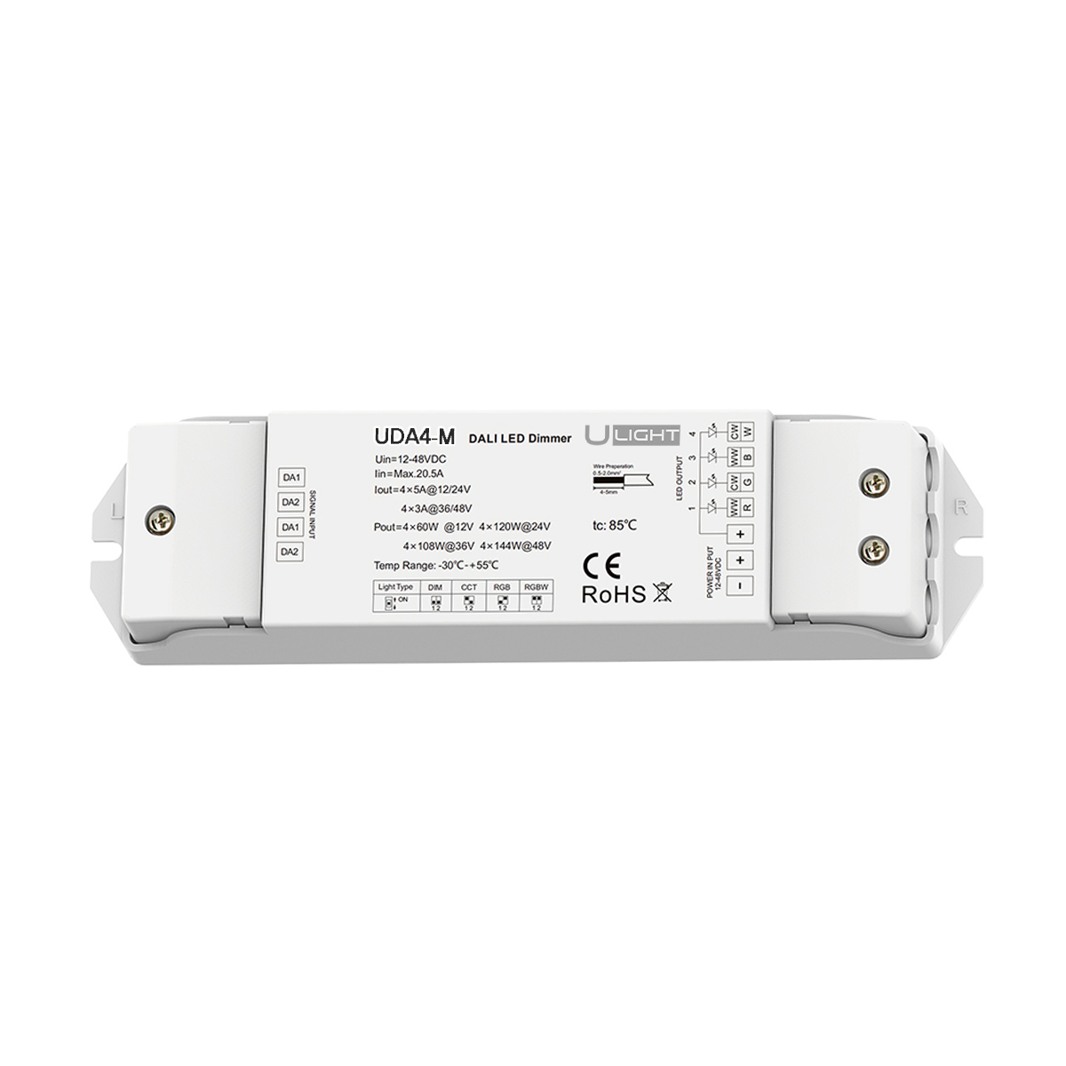 Usmart DALI Dim UDA4-M Диммер DT8 для RGB(W) и MIX светодиодных лент
