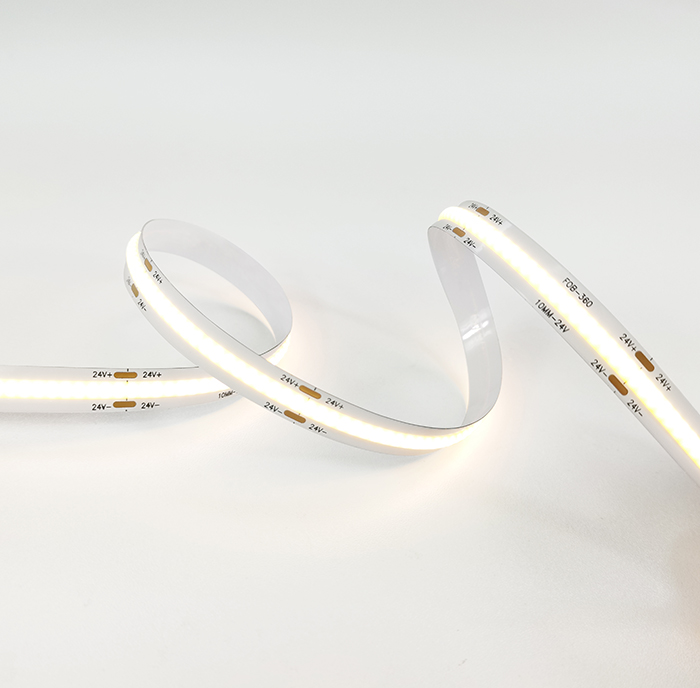 Светодиодная лента Ustrip LED480-COB-W40-24V-10W-8mm-FC дневной белый