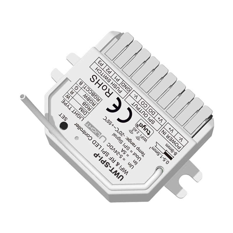 Ulight UWT-P - SPI Контроллер для светодиодной ленты - DIM, CCT, RGB, RGBW, RGB+CCT