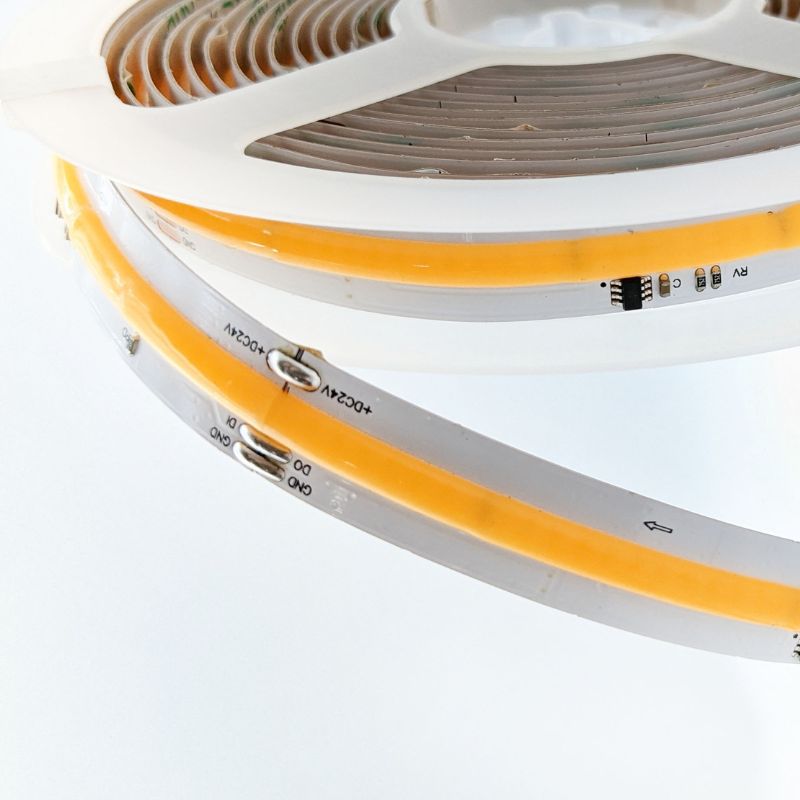 Ustrip LED420-ICOB-W40-24V-11W-12mm-SPI-2811F - Адресная лента COB дневной белый