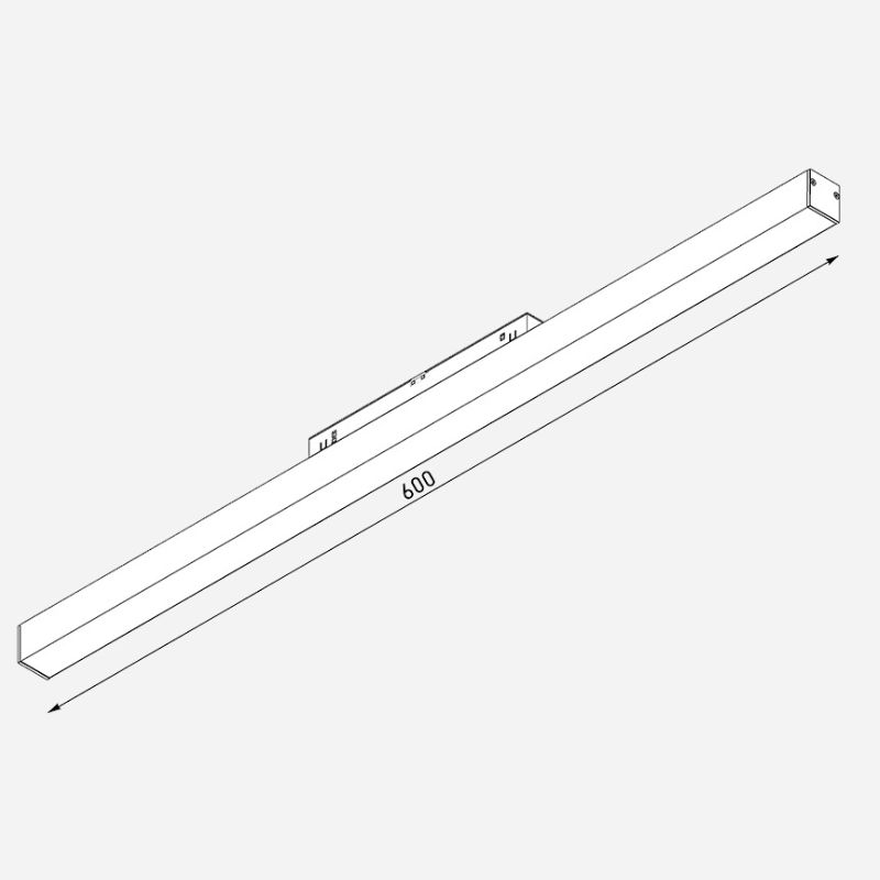 Светильник трековый Line 20w - Черный, 4000K