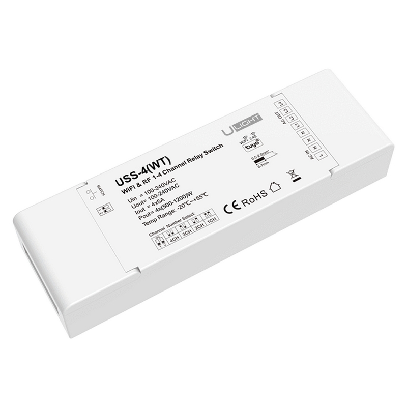 Usmart USS-4(WT) - WiFi+RF ���������������� 4 ��������� ������������� AC 100-240V