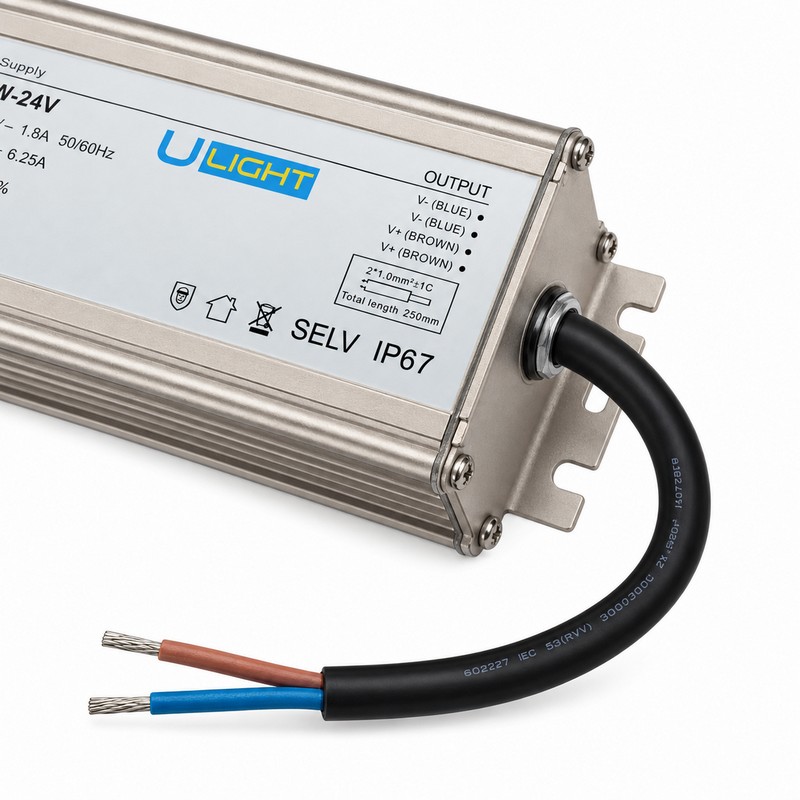 Upower UMZ-150W-24V - Влагозащищенный блок питания IP67 24В 150Вт