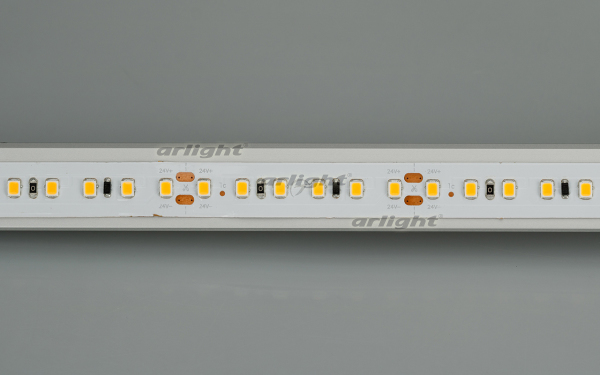 Лента IC2-20000 24V Warm2700 2x 12mm (2835, 120 LED/m, Long) (Arlight, 9.6 Вт/м, IP20)