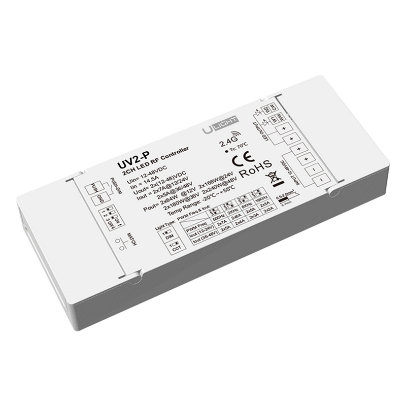 Usmart UV2-P - RF+Push 1/2-��������� ������������ ������ DIM, CCT