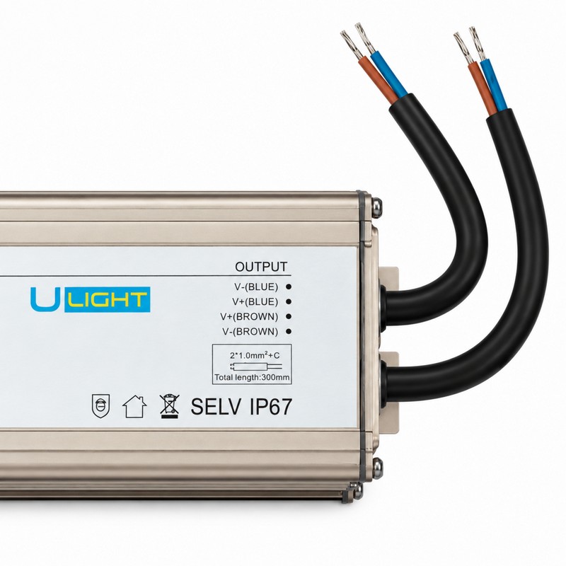 Upower UMZ-240W-24V - Влагозащищенный блок питания IP67 24В 240Вт