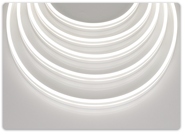 Ультраяркий гибкий неон MOONLIGHT – идеальный белый свет