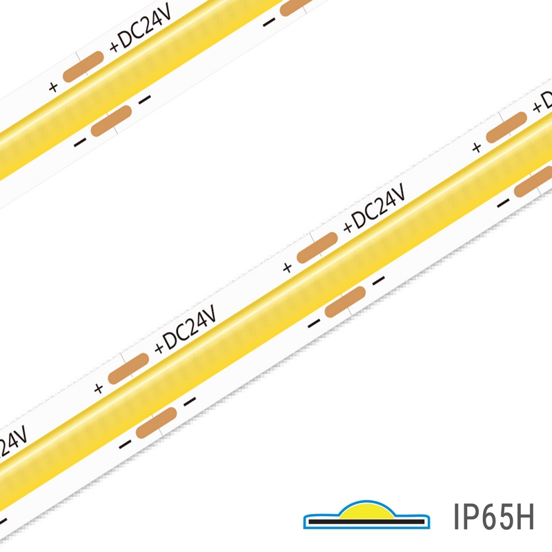 Ustrip LED480-COB-W40-24V-5W-8mm-FC-IP65H - Влагозащищенная лента COB-IP65H