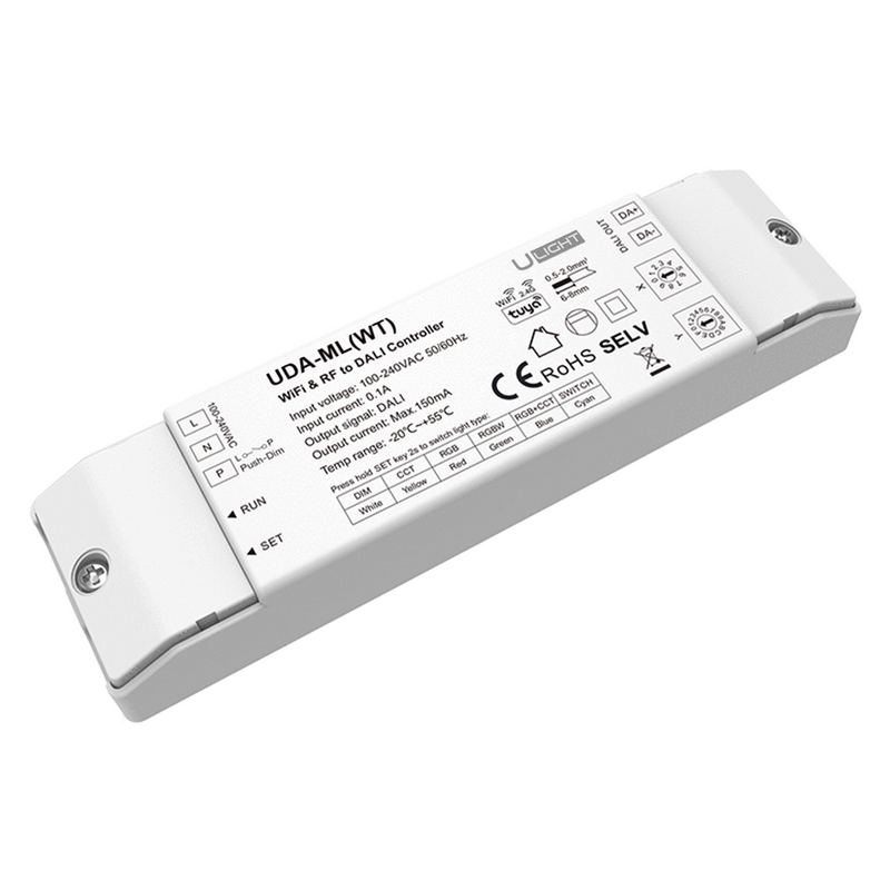 Usmart UDA-ML(WT) - WiFi+RF+Push ��������� � ������ DALI, DIM, MIX, RGB, RGBW, RGB+CCT
