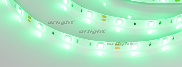 Лента RTW 2-5000SE 12V Green (5060, 150 LED, LUX) (Arlight, 7.2 Вт/м, IP65)