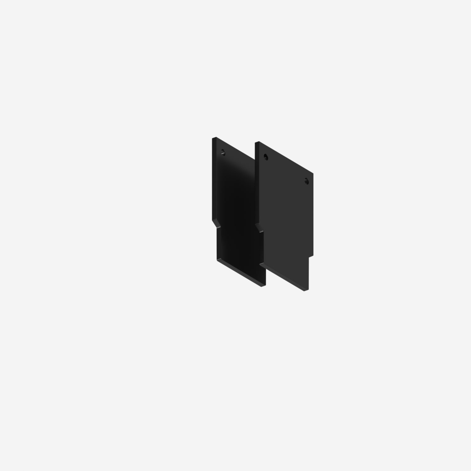 Заглушки для трека ULIGHT R20 black (компл)
