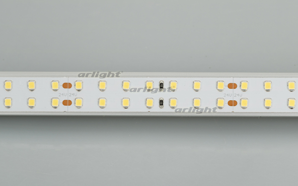 Лента RT 2-5000 24V Warm2700 2x2 (2835, 980 LED, CRI98) (Arlight, 20 Вт/м, IP20)