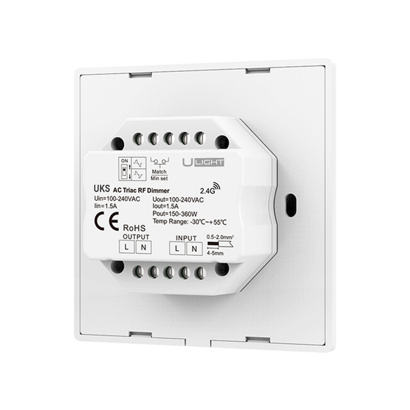 USMART UKS Встраиваемая нажимная - роторная панель 2.4 ГГц