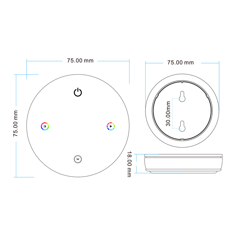 USMART URK4-4 Накладная панель управления RGB+W лентой