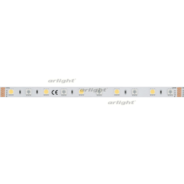 Лента RT6-5050-60 24V RGB-White 2x (300 LED) (Arlight, 14.4 Вт/м, IP20)