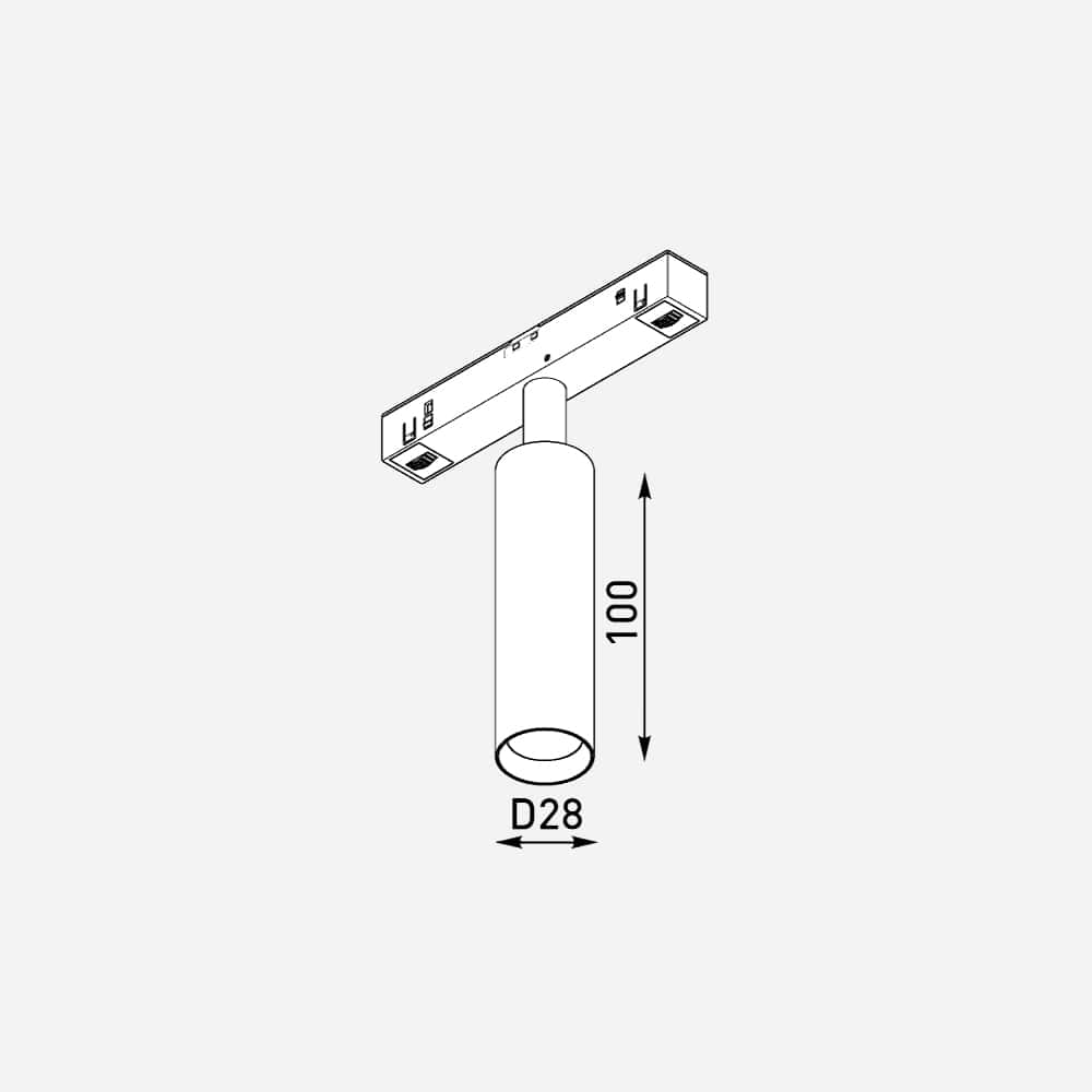 Светильник трековый Not Spot 30 6w - Черный, 4000K
