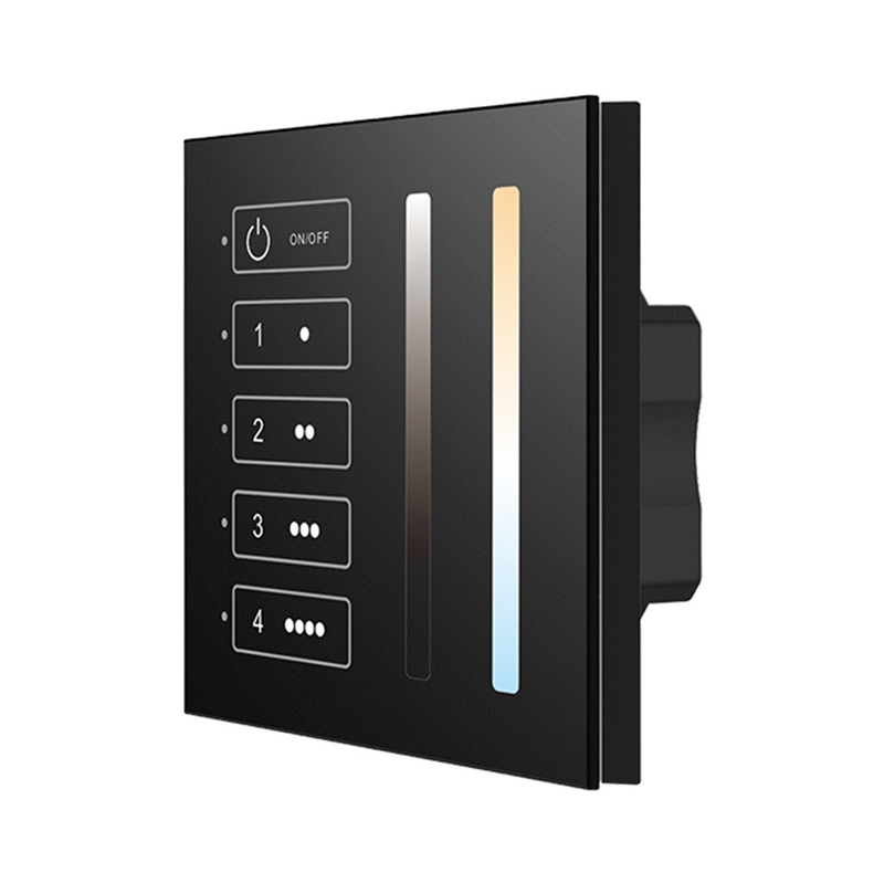 Usmart UTL4-2D (black) Панель управления яркостью и оттенокм белого DIM/CCT DALI Master 1/4 адреса