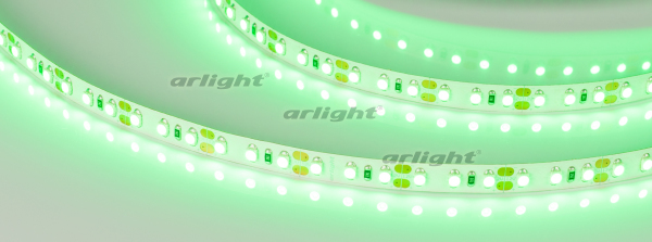 Лента RT 2-5000 12V Green 2x (3528, 600 LED, LUX) (Arlight, 9.6 Вт/м, IP20)