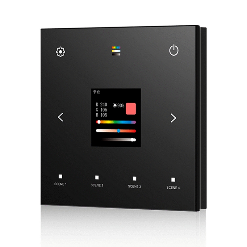 Usmart UTPS-D-WT (black) Сенсорная панель Wi-Fi и RF DALI Master (черная)