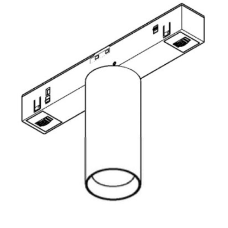 DALI cветильник трековый ULIGHT Short Not Spot28 3W 4000К white