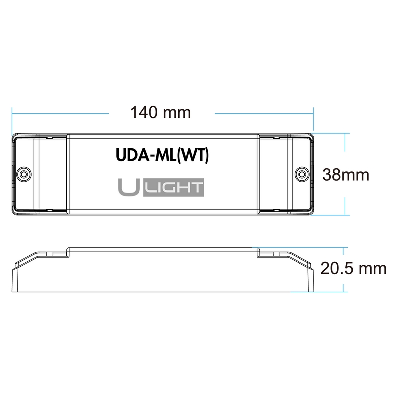Usmart UDA-ML(WT) - WiFi+RF+Push Конвертер в сигнал DALI, DIM, MIX, RGB, RGBW, RGB+CCT