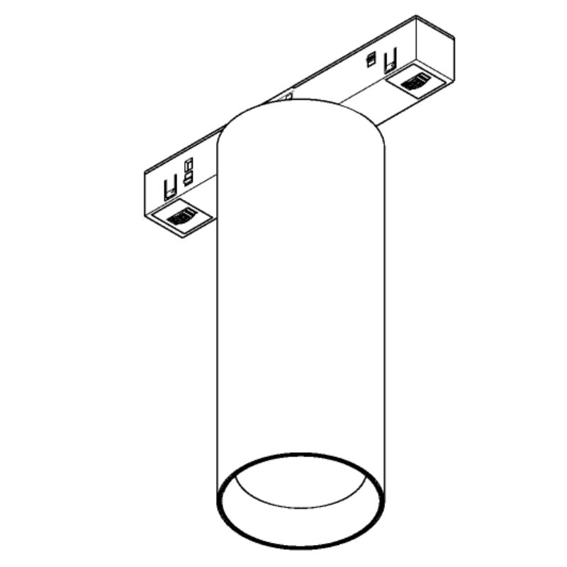 DALI cветильник трековый ULIGHT Short Not Spot50 11W 3000K white