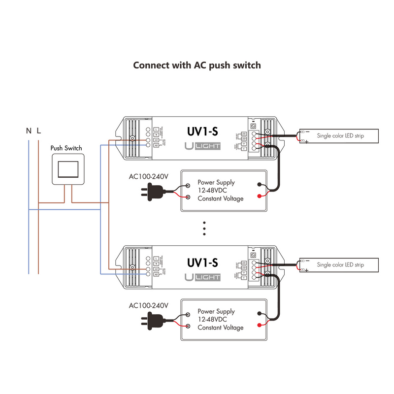 Usmart TRIAC Dim UV1-S Диммер для светодиодной ленты